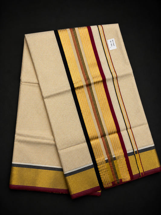 COTTON MICROCHECKS PREMIUM maroon/black
