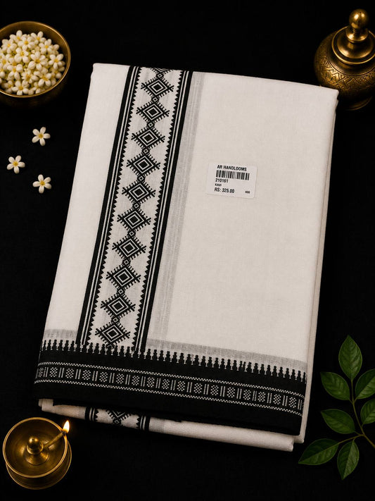 White Single Dhoti (WSD10)