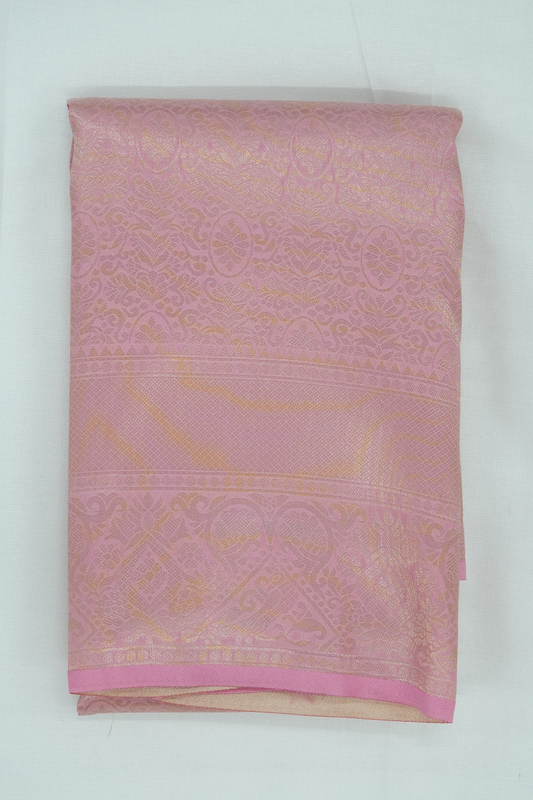 Brocade Saree – Pink Elegance