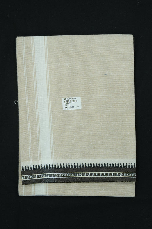 Single Dhothi (Kaily #0064) – Sandal with White Kara