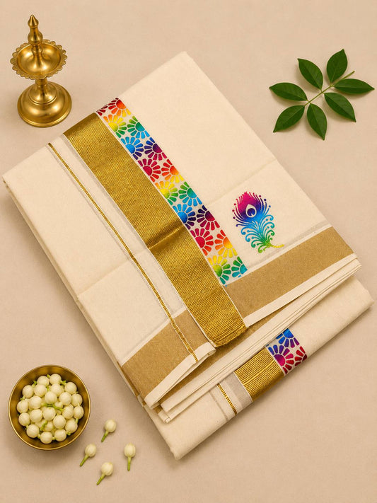 iridescent Print Double Dhothi (DD7)