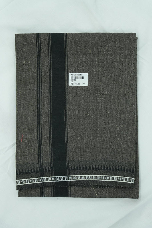 Single Dhothi (Kaily #0083) – Smoke Green with Black Kara