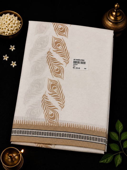 White Single Dhoti (WSD8)