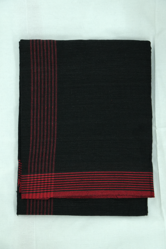 Black Kavi with Lines Kara – Red Border (#0001)
