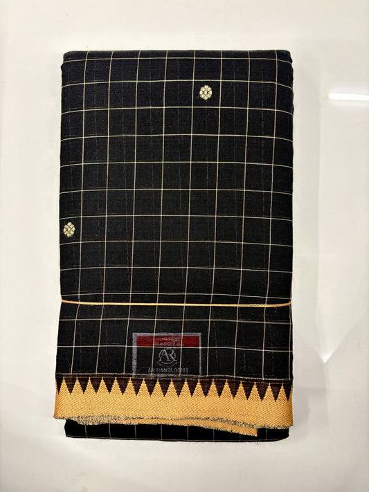 Kanchi Cotton - Black Checks