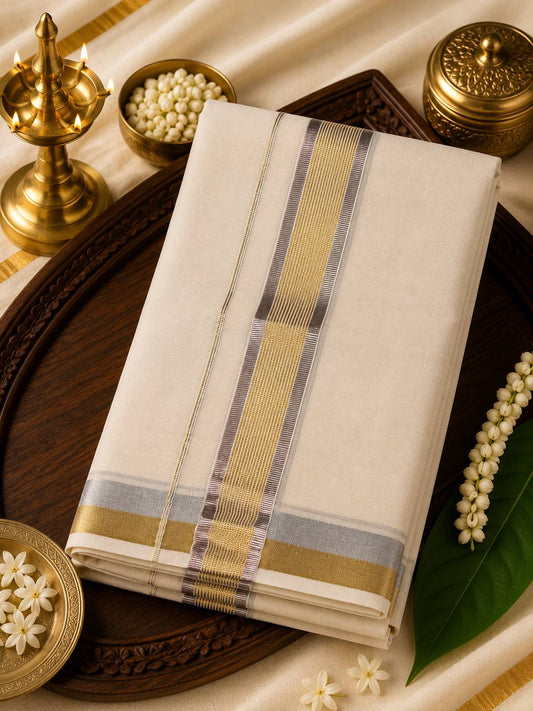 Double Dhothi Cotton 604-3