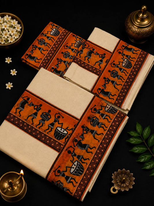 Set mund Drums & Dance print (with Blouse)
