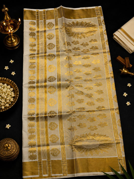 Premium Cotton SET SAREE 02 (with Brocade Blouse)