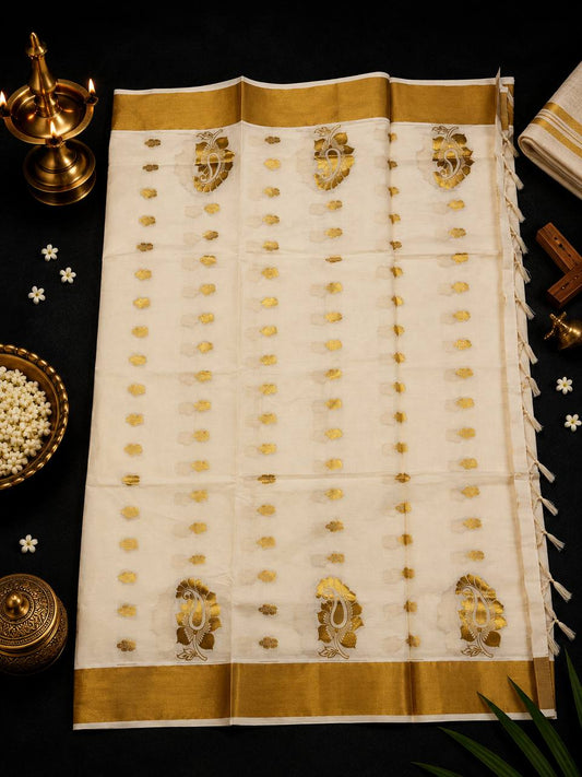 Premium Cotton SET SAREE 02 (with Brocade Blouse)