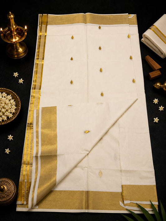 Premium Cotton SET SAREE 04 (with Blouse)