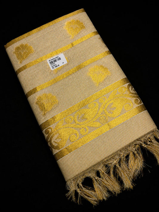 Premium Tissue SET SAREE temple TG1 (with Blouse)