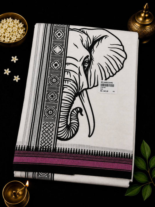 White Single Dhoti (WSD1)
