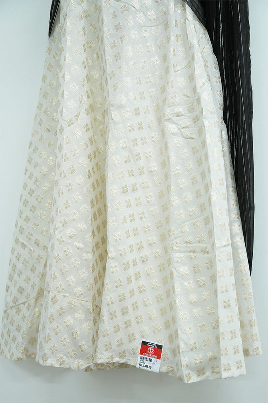Chiffon Dhavani Set - Black (01)