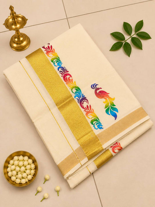 iridescent Print Double Dhothi (DD3)