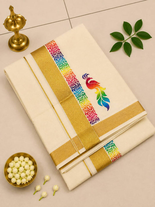 iridescent Print Double Dhothi (DD4)