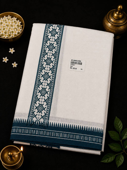 White Single Dhoti (WSD7)