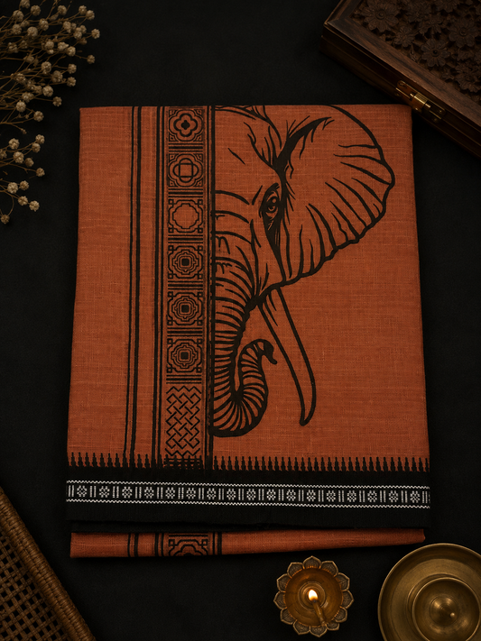 Elephant Kavi - Black Print