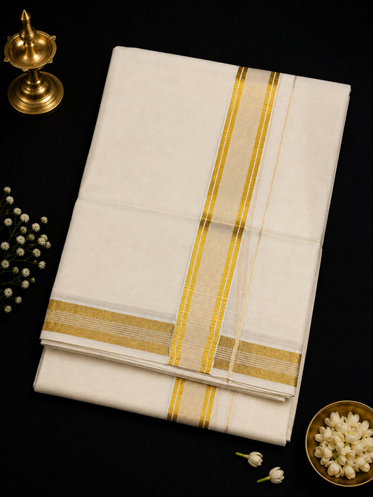 Double Dhothi Cotton 604-4