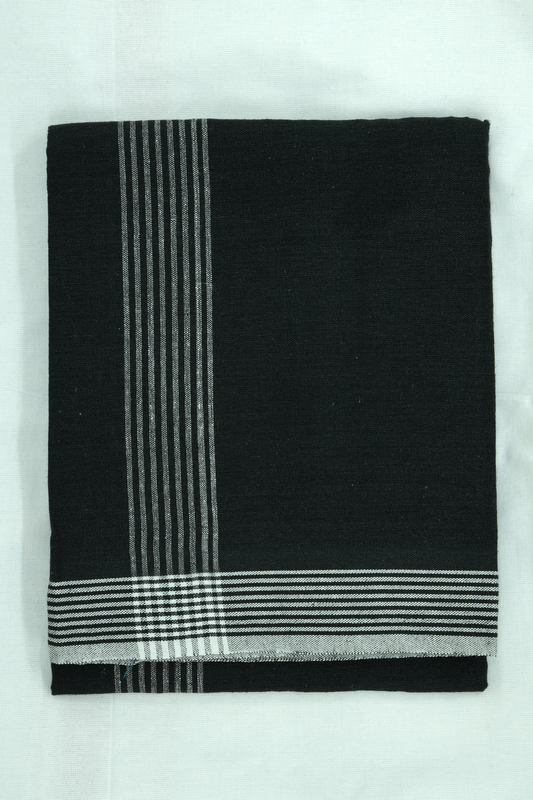 Black Kavi with Lines Kara – WHITE Border (#0005)