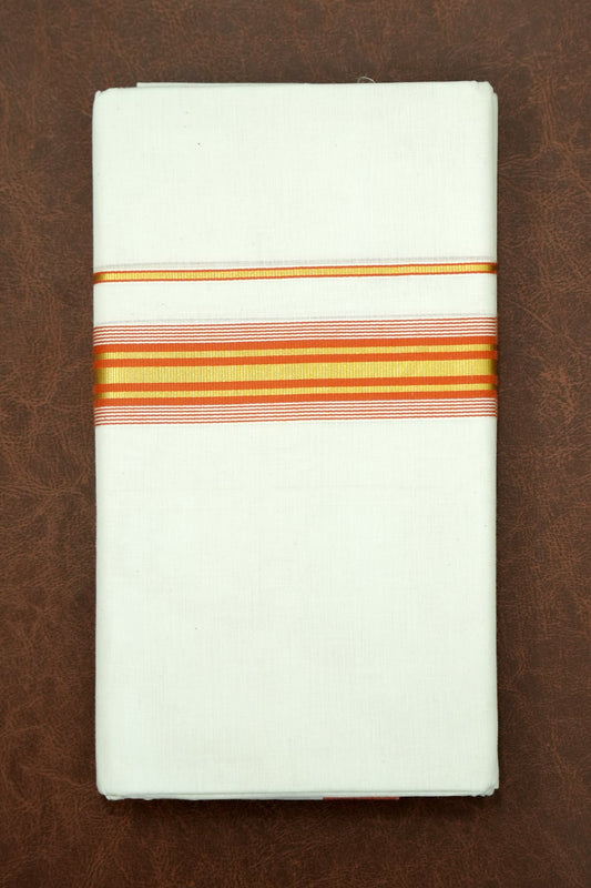 Double Dhothi – Orange & Gold Kara