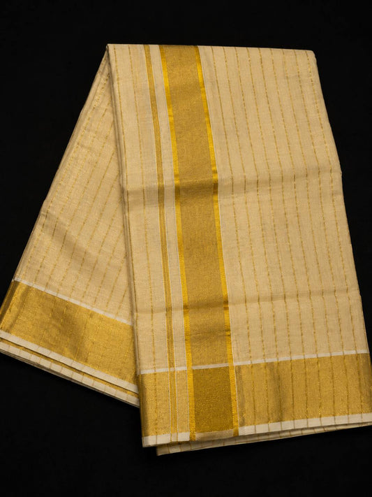 Tissue SET SAREE FULL BODY Lines (With Blouse)