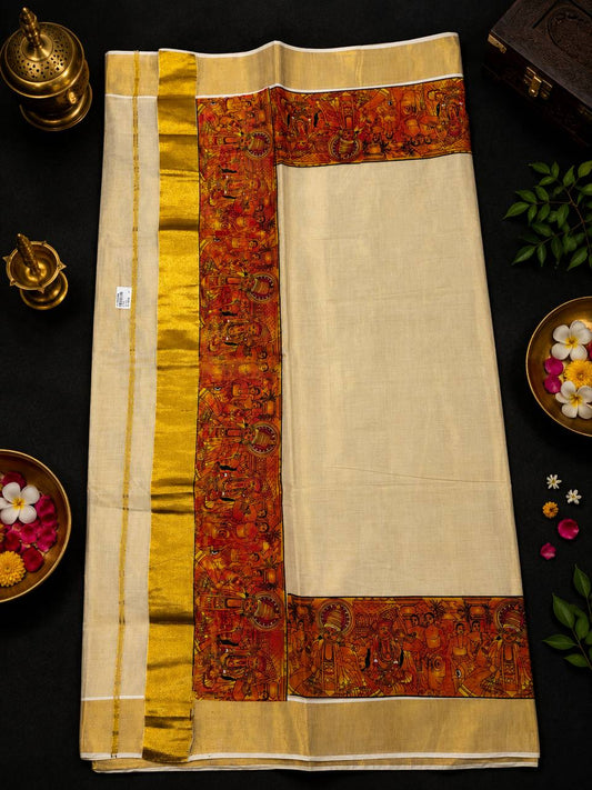 Mural Print Set Saree (limited Stock)